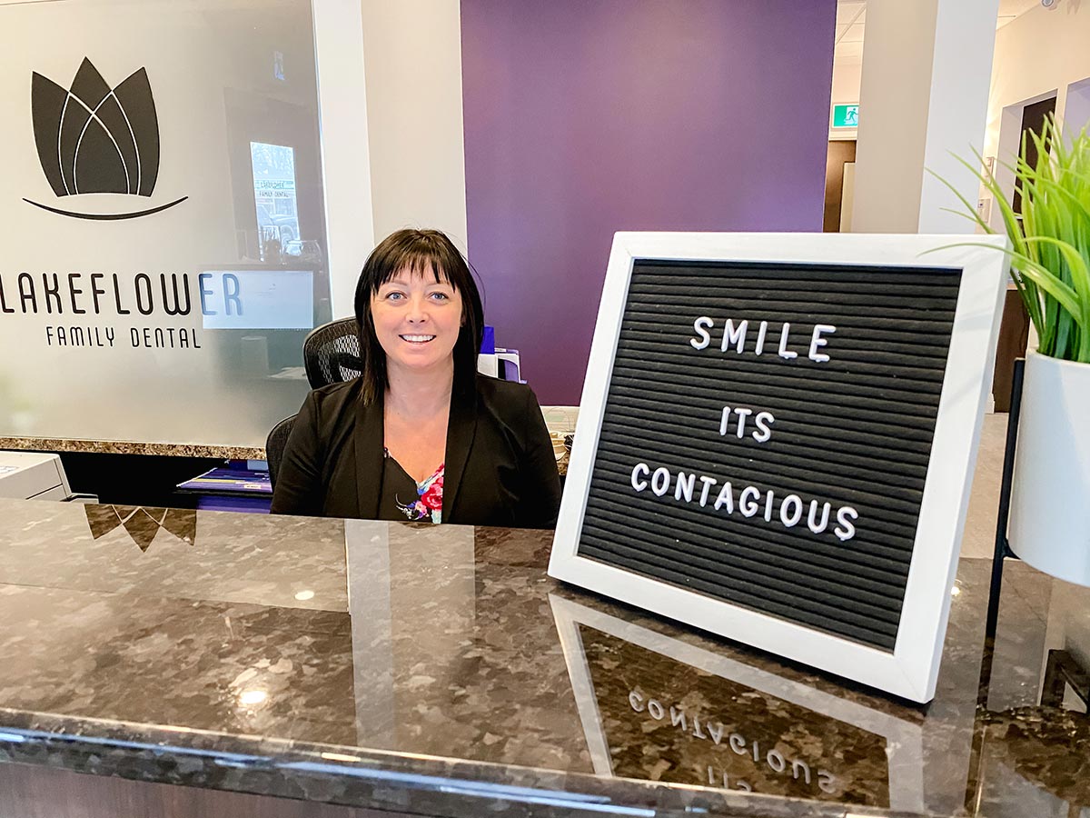 lakeflower family dental lakefield reception